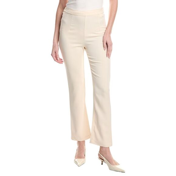 Frances Valentine Pants - Frances Valentine Womens Quincy Solid Stretch Pant, White